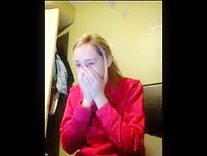 Girl is watching dog porn,Open mouth eyes ))